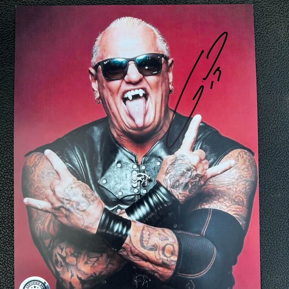 Autographed Gangrel Print from Pro Wrestling Crates